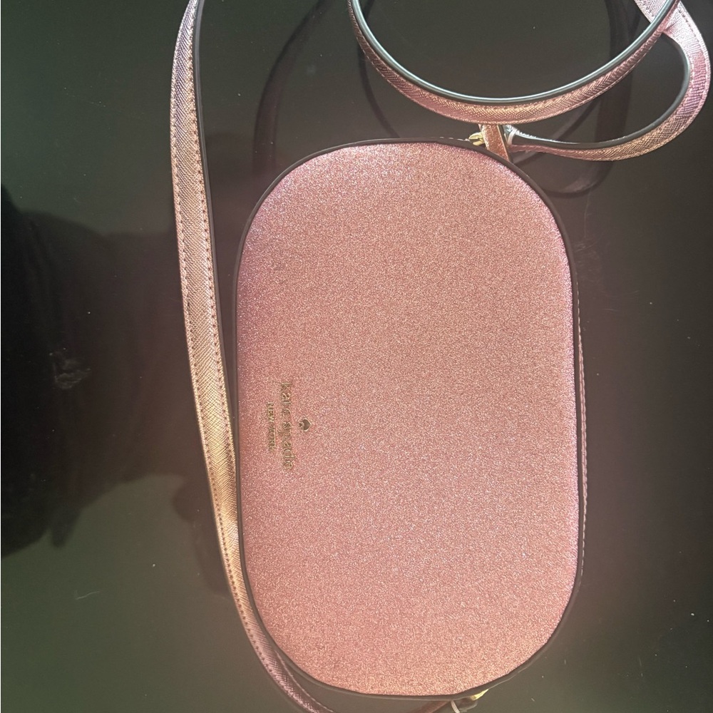 kate spade Metallic Pink Oval Crossbody